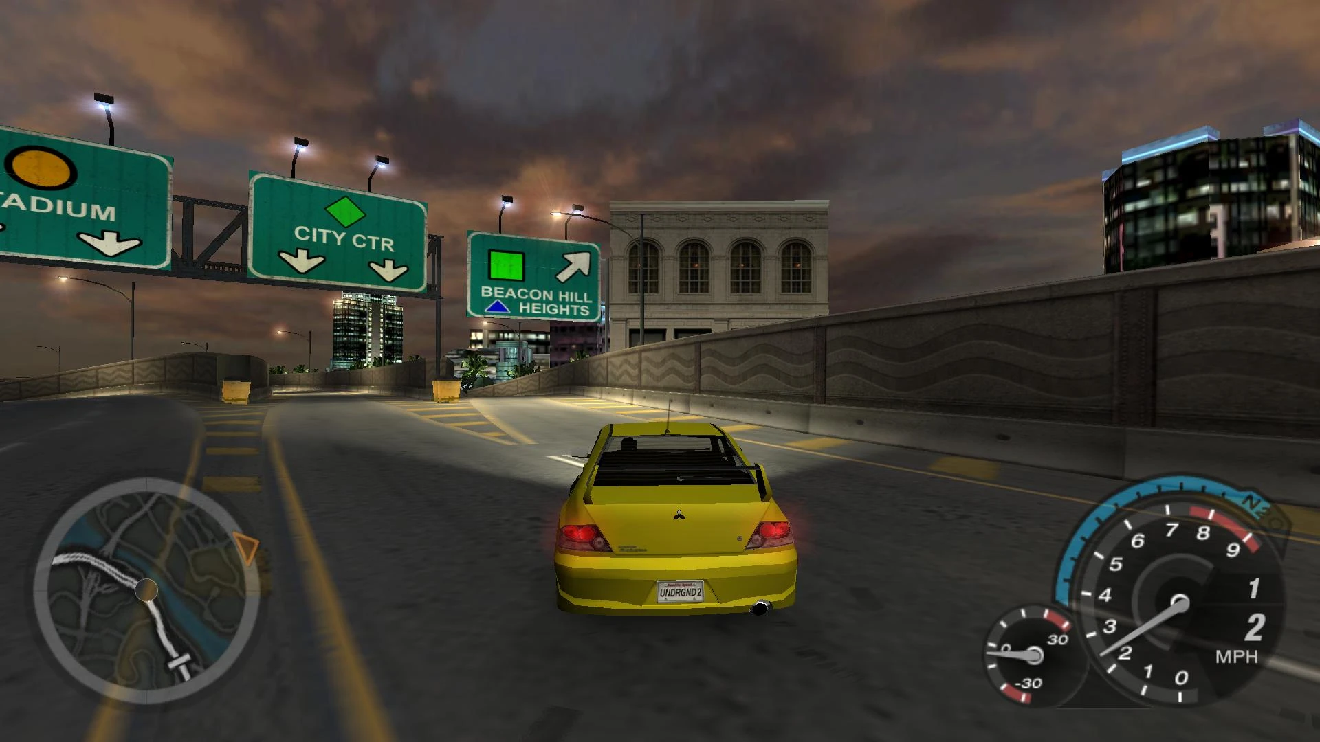 Need for Speed: Underground 2 "Прозрачные барьеры и удаление иконок автомобилей с миникарты"