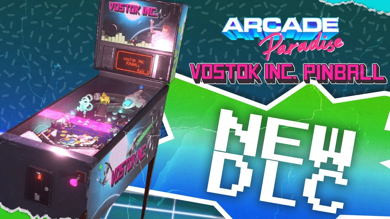 Arcade Paradise получила DLC "Vostok Inc. Pinball"