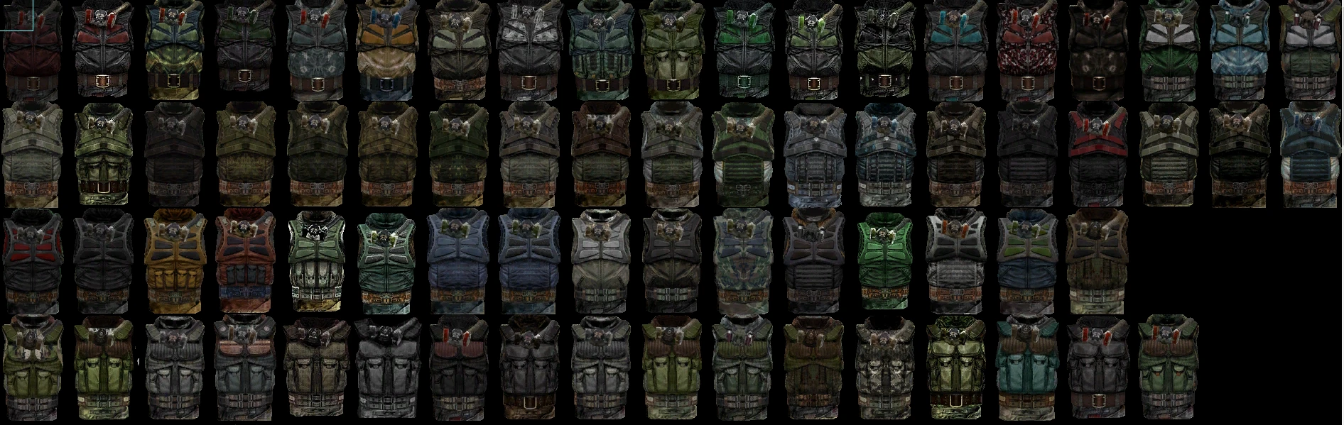 S.T.A.L.K.E.R.: Call of Pripyat "Сборка иконок брони для сталкер"