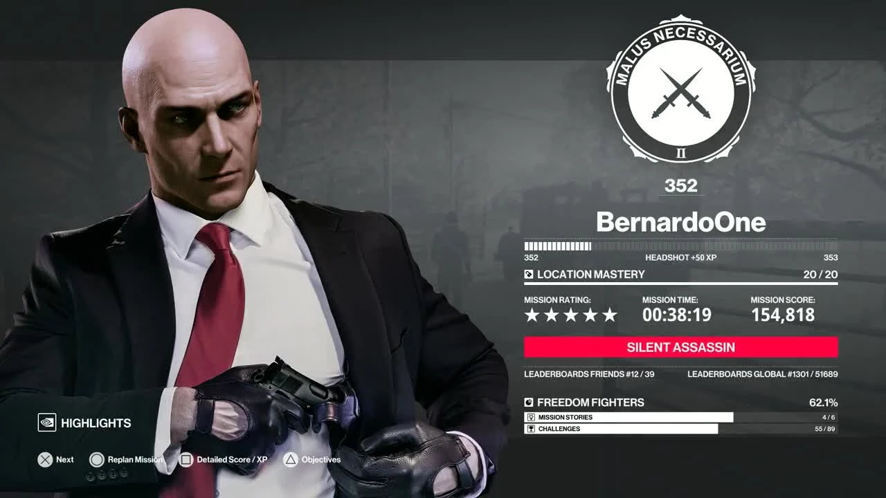 Забавный баг в Hitman 2