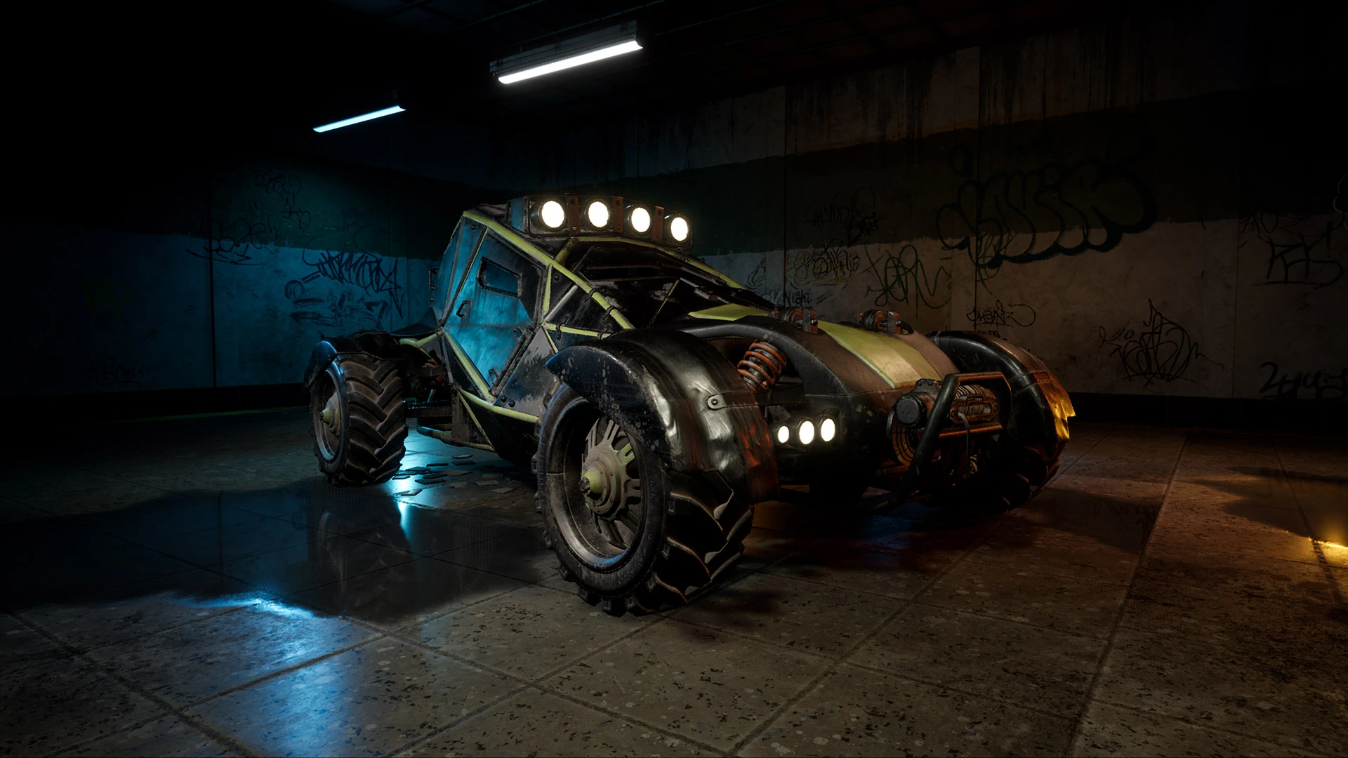 Завтра утром покажут дебютный геймплей Notmycar - гибрида PUBG и Twisted Metal