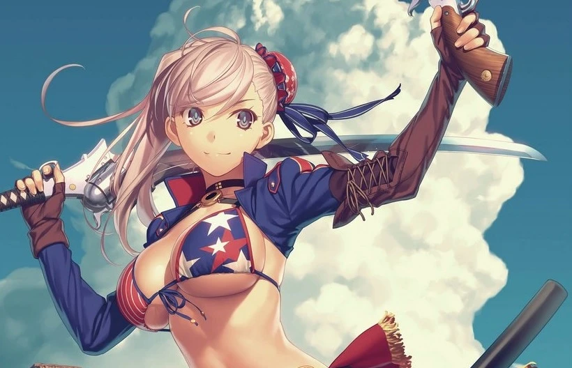 Летний арт в честь четырехлетия Fate/Grand Order