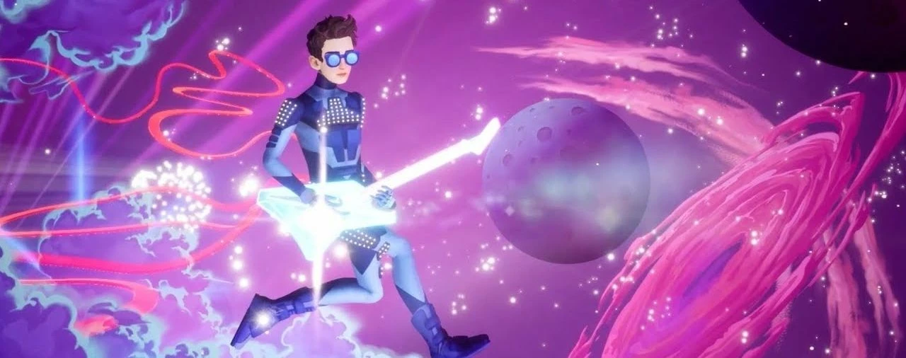 Игровой процесс консольной версии музыкального приключения The Artful Escape