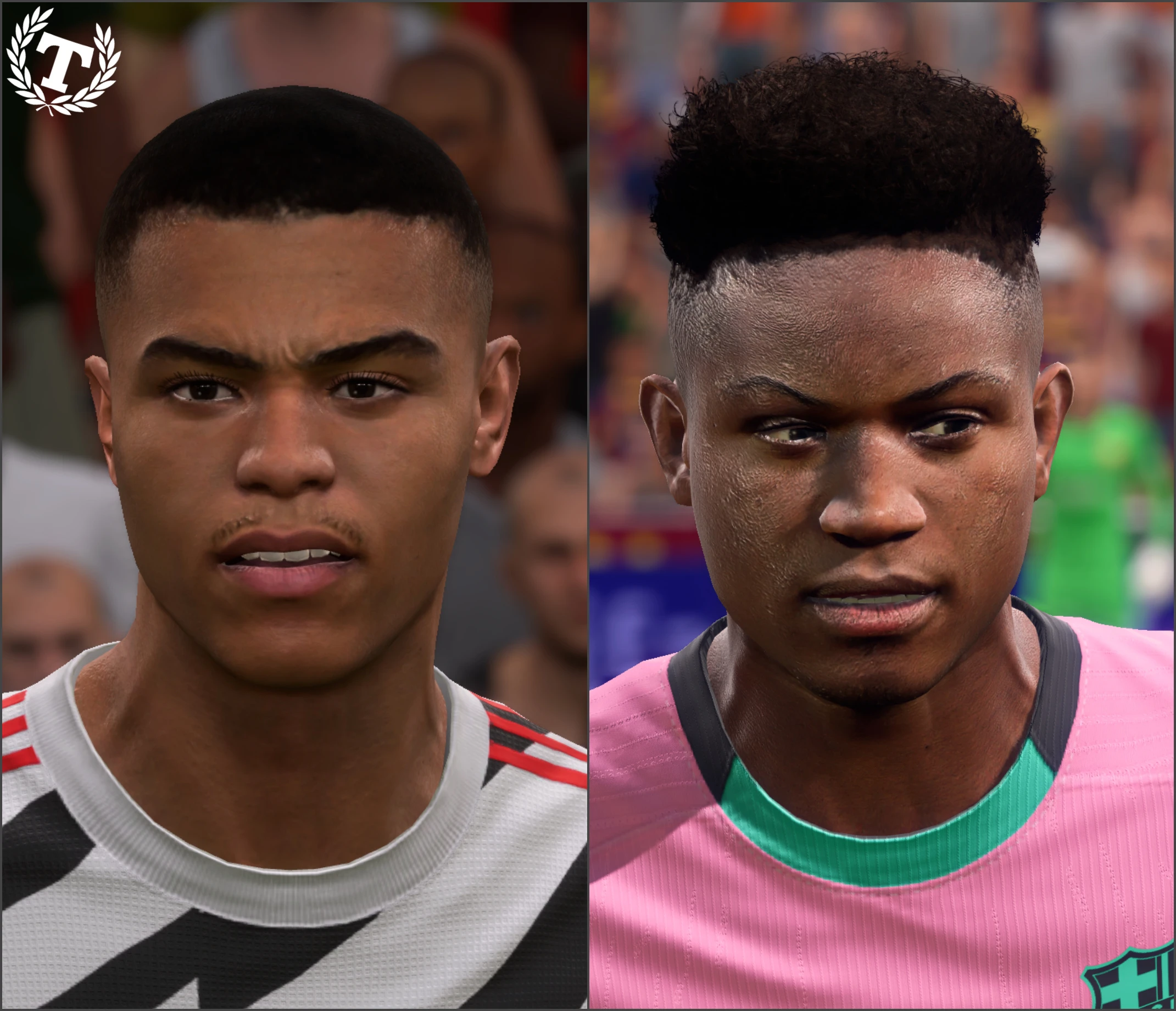 FIFA 21 "Реальные лица Гринвуда и Фати""