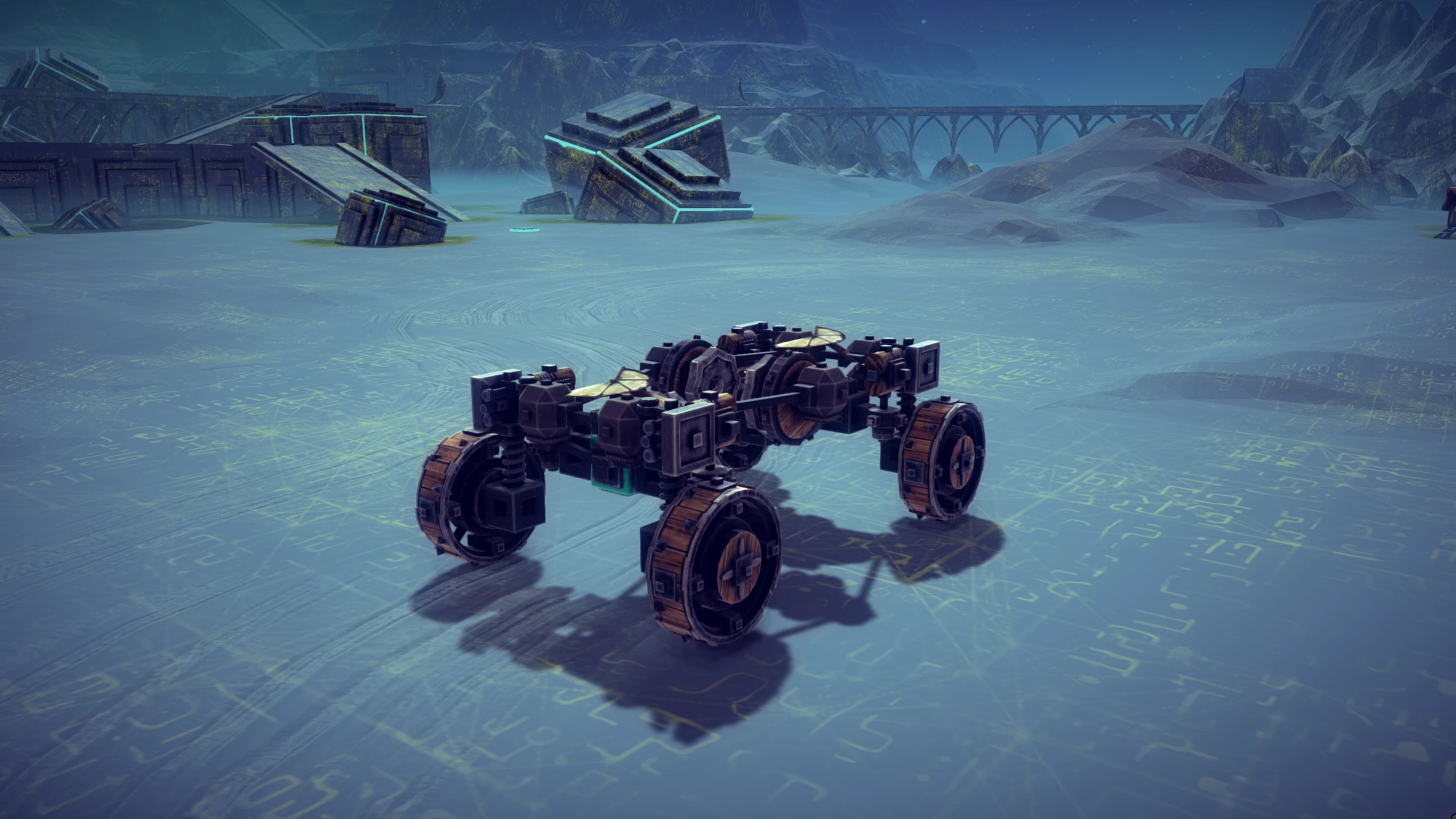 Besiege "Вездеход 4x4 mk3 "
