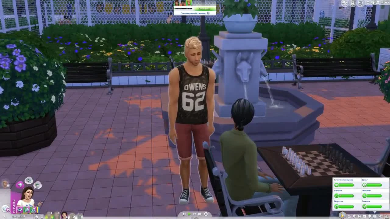 Провинциальная жизнь - драка за девушку - The Sims 4