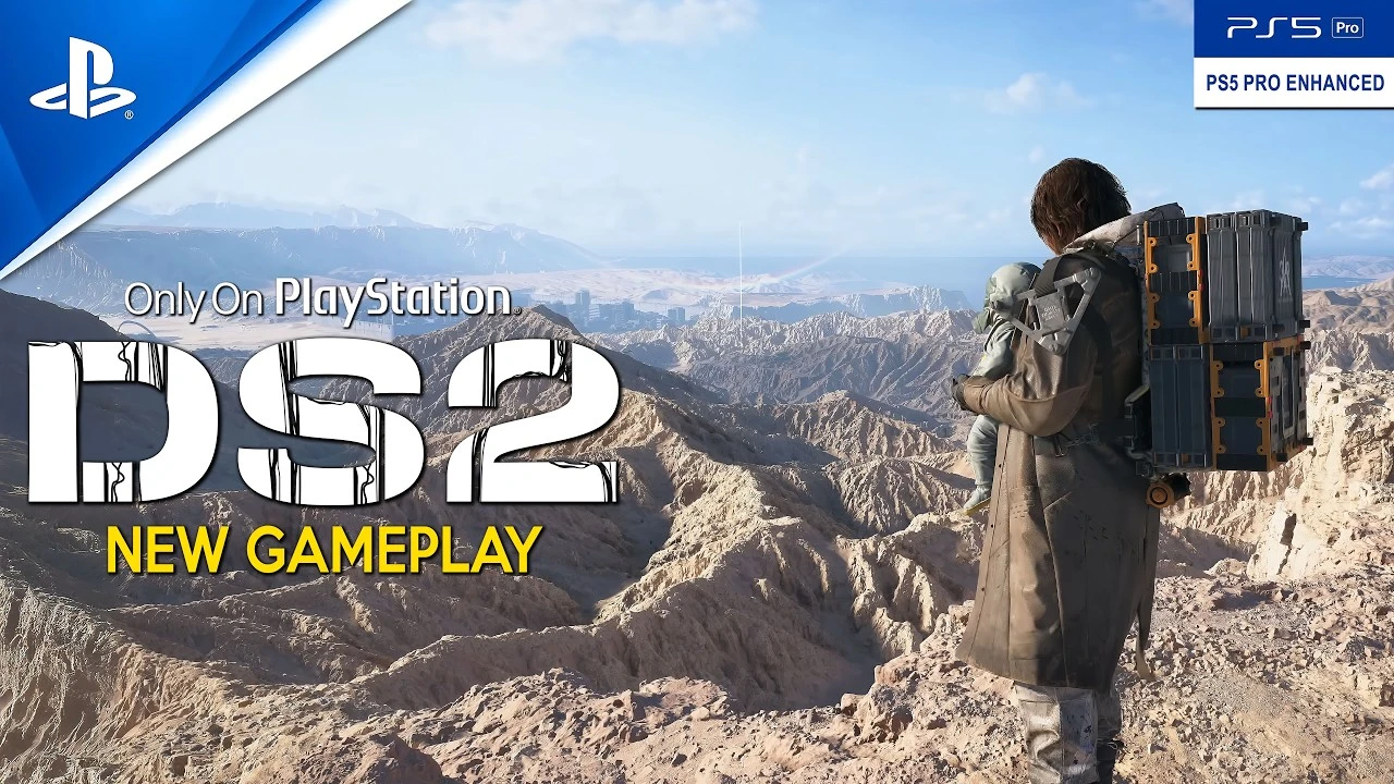 Новый геймплей Death Stranding 2 с персонажем, похожим на Солида Снейка!