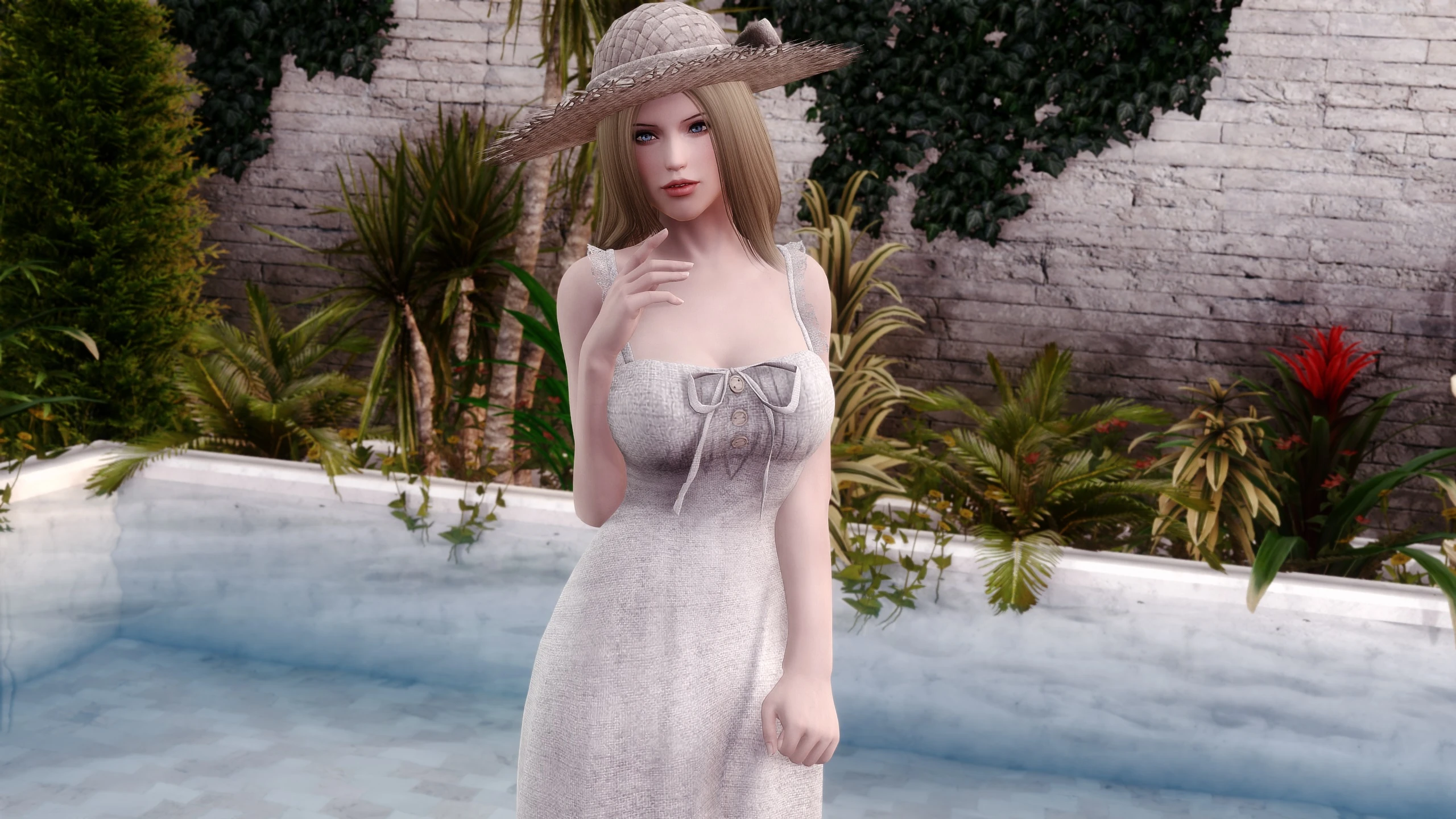 Elder Scrolls 5: Skyrim "Osare OnePiece - SSE CBBE Слайд для тела (с физикой)"