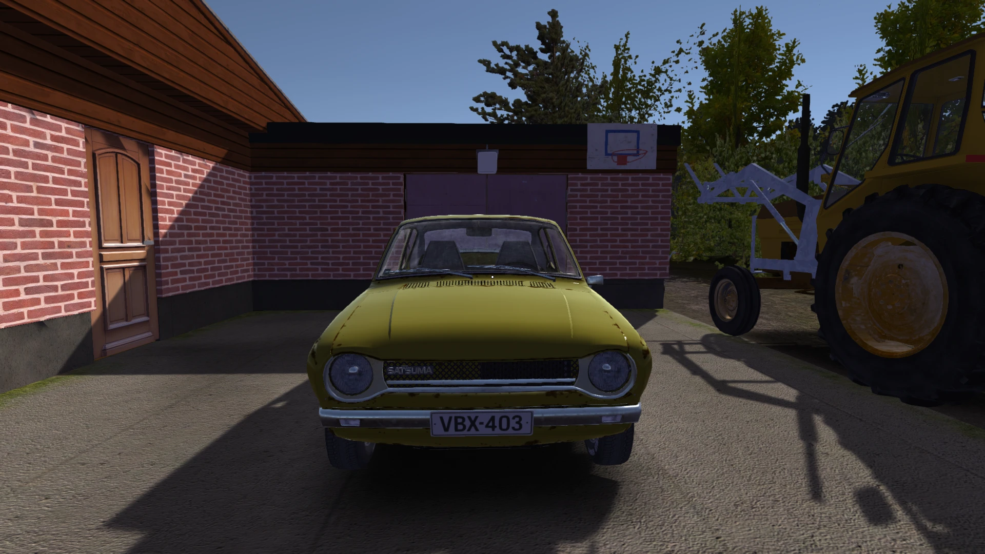 My Summer Car "Сток Сатсума с номерами и 1 млн марок"