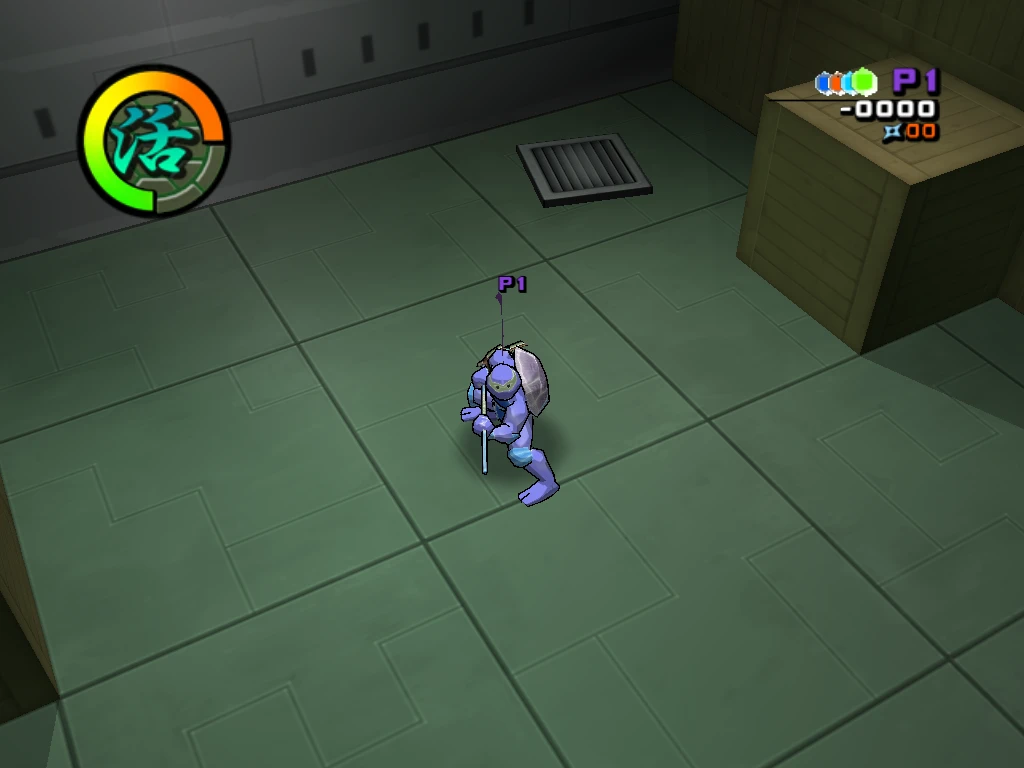 Teenage Mutant Ninja Turtles 2: Battle Nexus "Черепахи с инвертированными цветам"