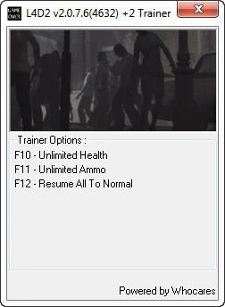 Left 4 Dead 2: Трейнер (+2) [2.0.7.6] {Whocares}