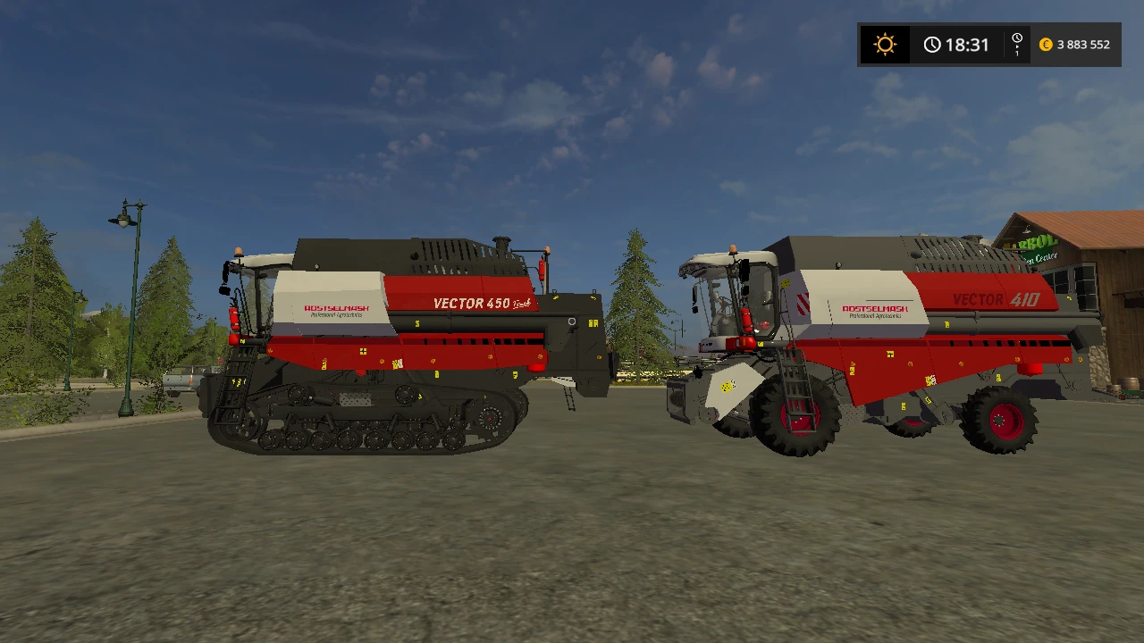 Farming Simulator 17 "Вектор 410/450 Гусеничный v 1.1"