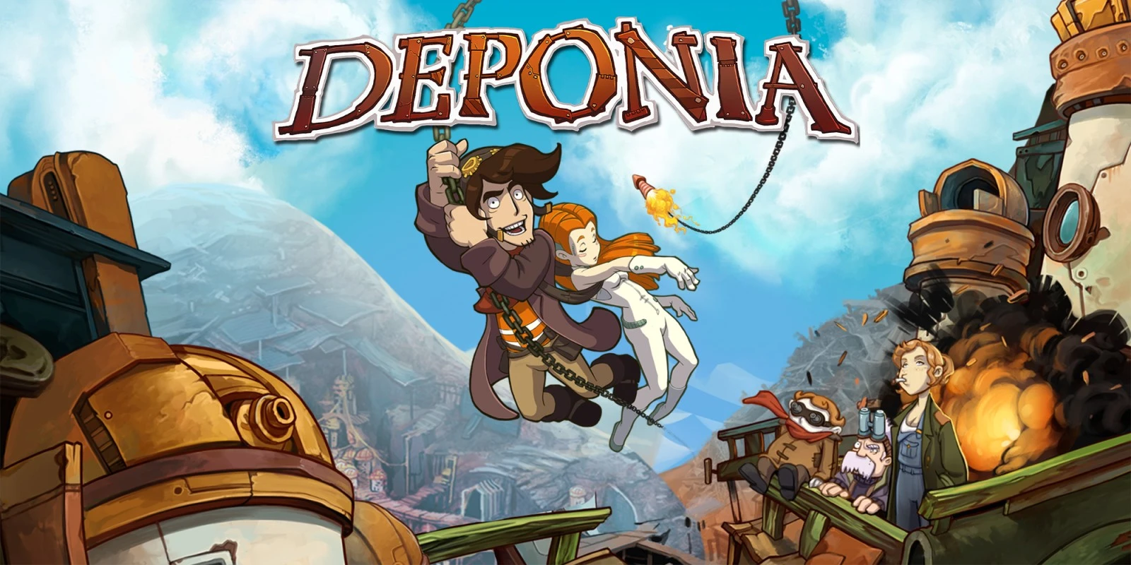 Серия квестов Deponia вышла на консолях