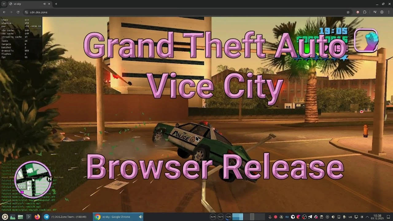 Культовую Grand Theft Auto: Vice City перенесли в браузер
