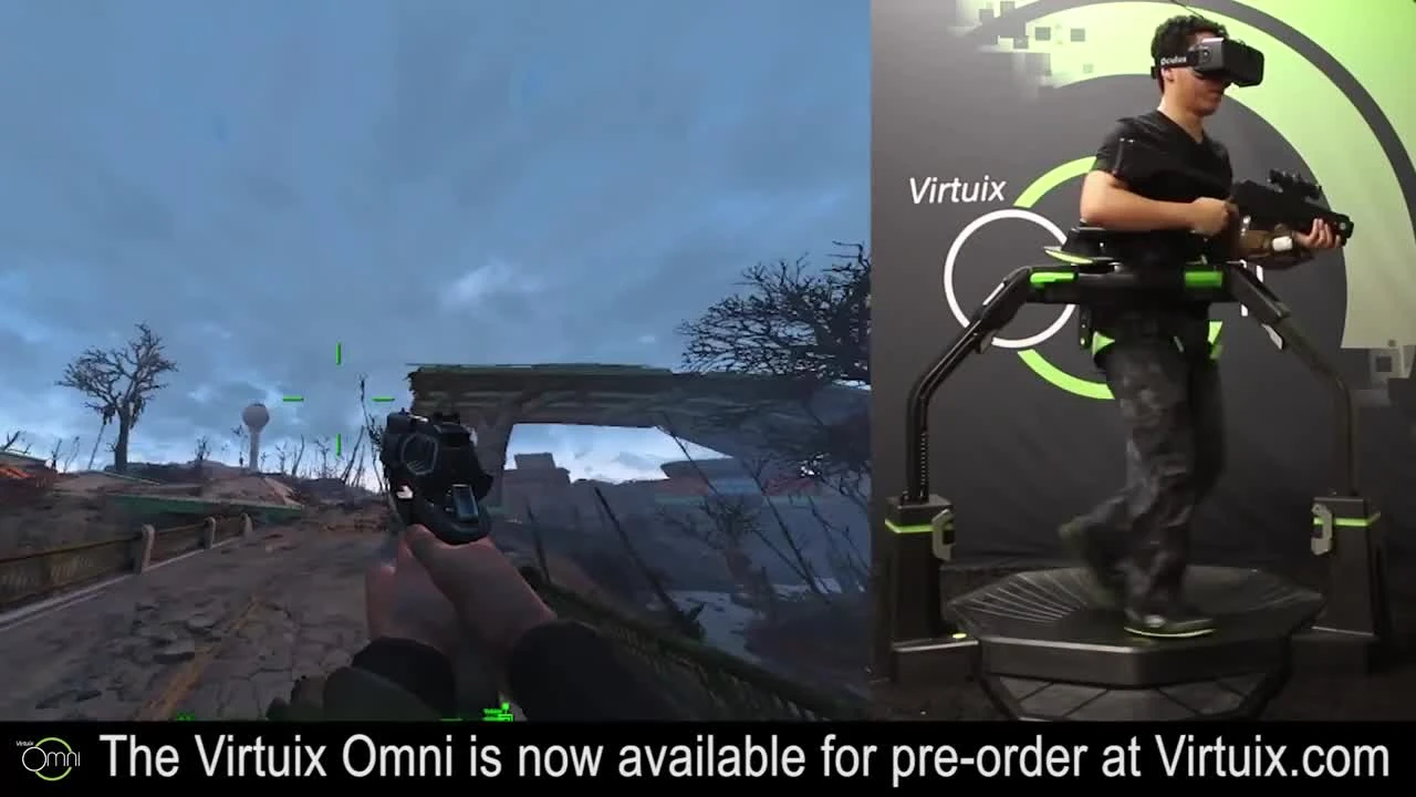 Fallout 4 - Забег по Пустоши с Virtuix Omni и Oculus Rift