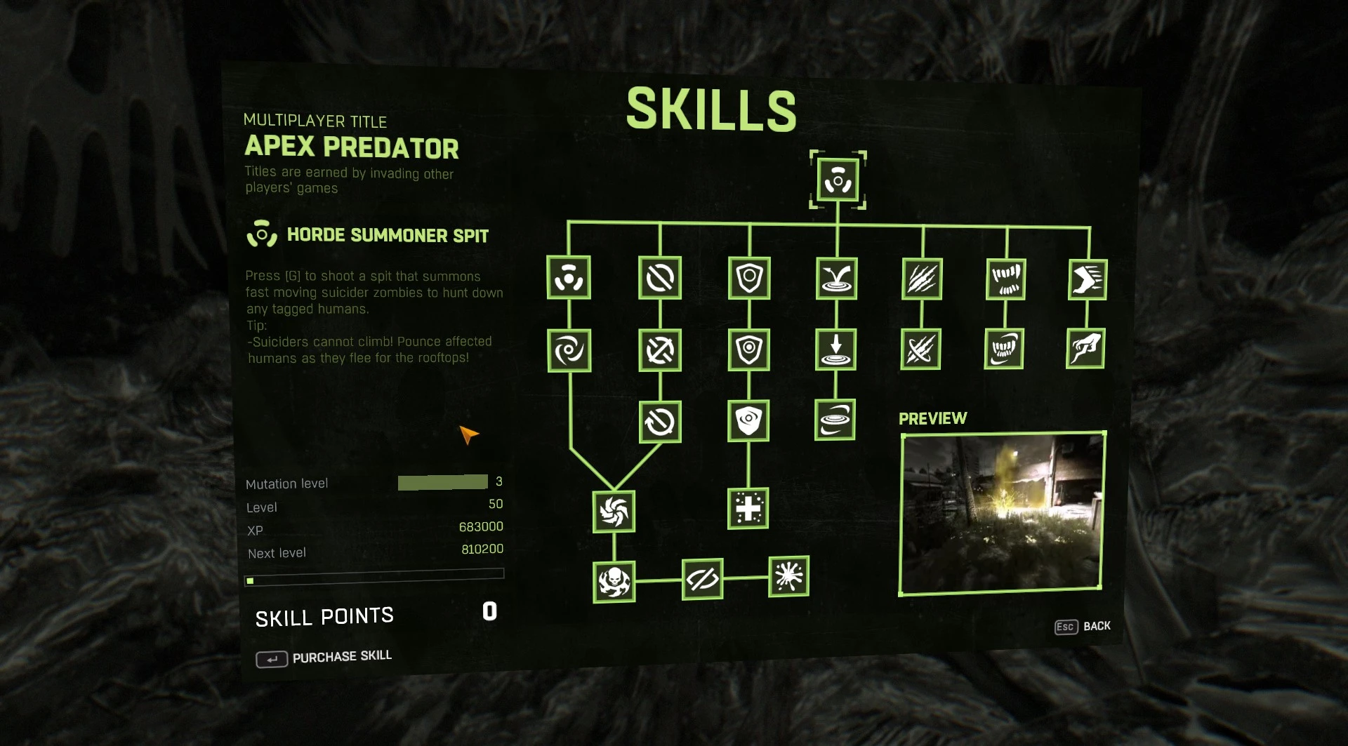 Dying Light: Сохранение/SaveGame (APEX PREDATOR)