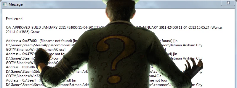 Batman: Arkham City: Совет (Решение вылета после битвы с Глиноликим)