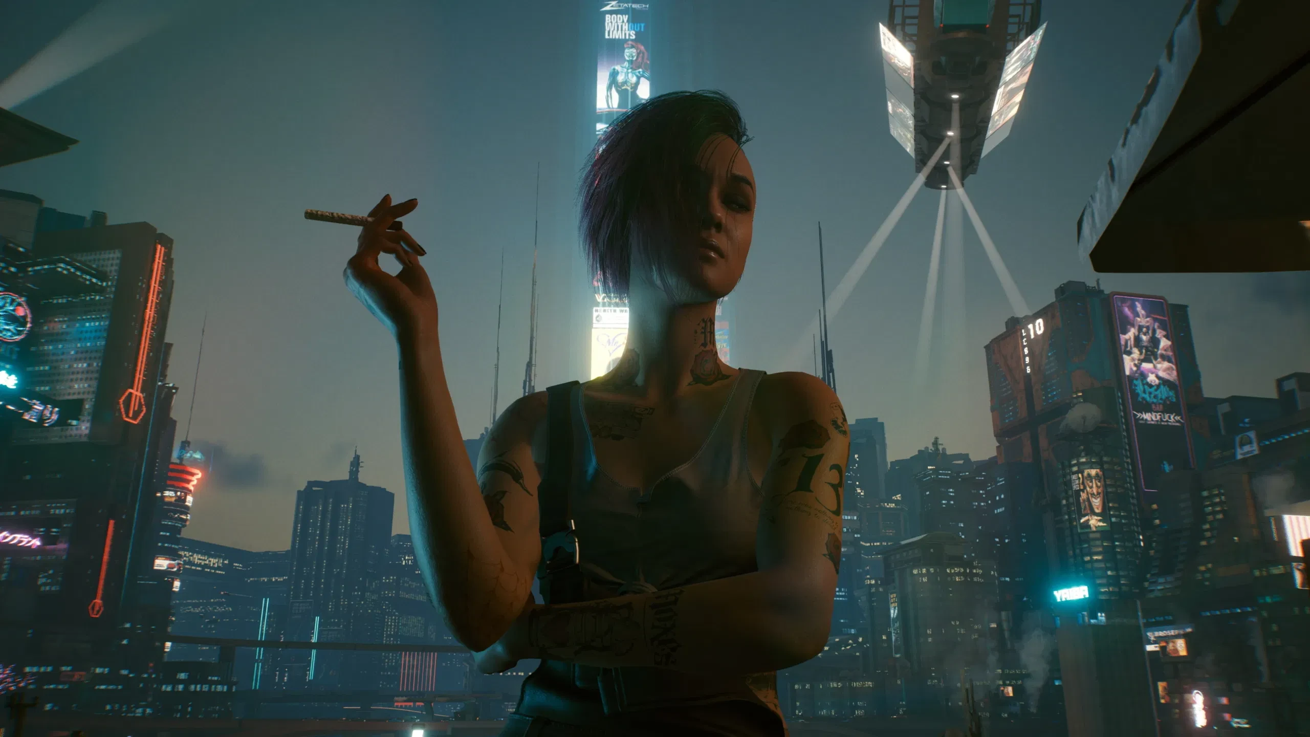 Cyberpunk 2077 "Удаление сглаживания"