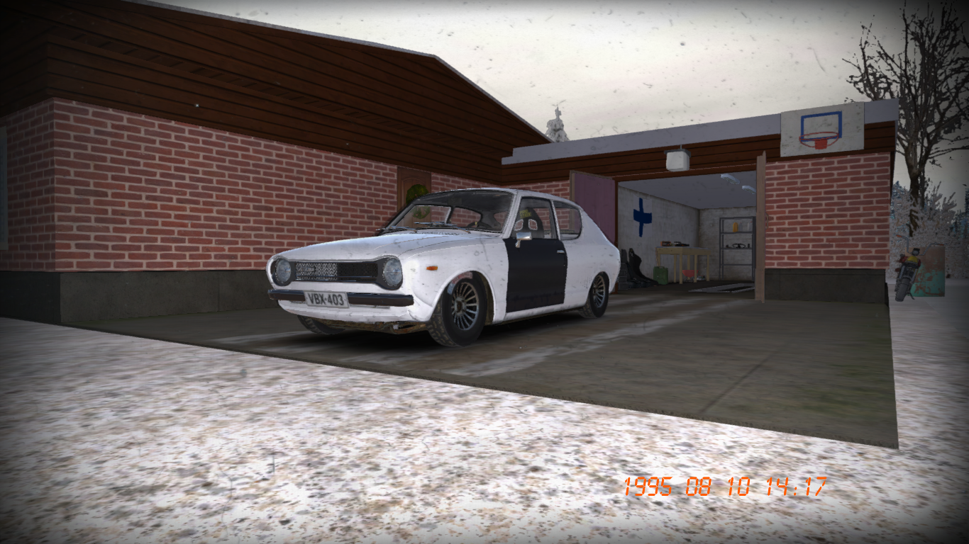 My Summer Car "Сохранение - Стоковая настроенная Сатсума, на счету 500 тысяч марок"
