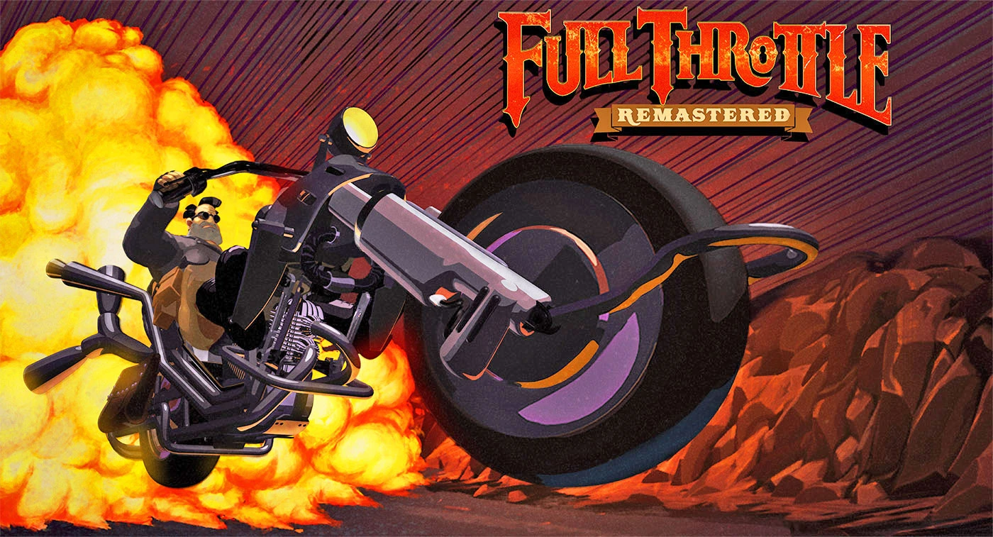 Full Throttle Remastered - Стрим игры с Тимом Шейфером от GOG
