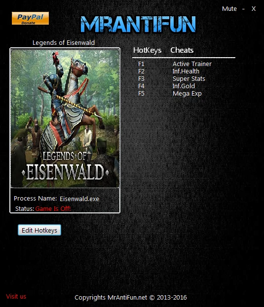 Legends of Eisenwald: Трейнер/Trainer (+4) [1.102h] {MrAntiFun}