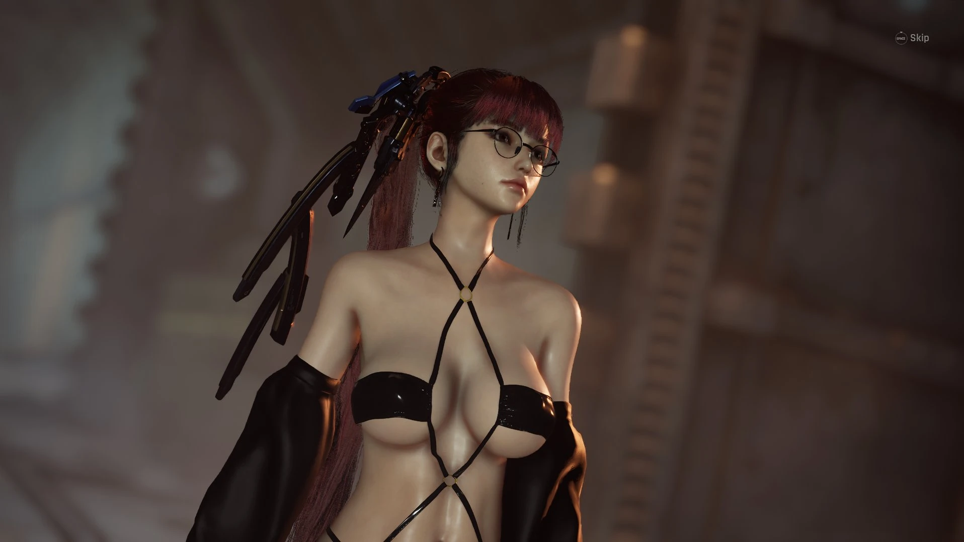 Модель Евы из Stellar Blade хотела бы примерить некоторые наряды из модов