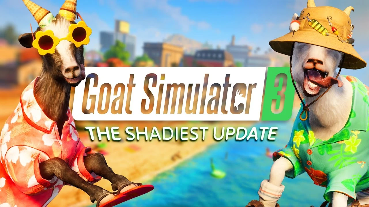 Трейлер летнего обновления для Goat Simulator 3, которое уже доступно