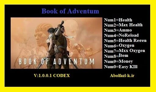 Book of Adventum: Трейнер/Trainer (+10) [1.0.0.1] {Abolfazl.k}