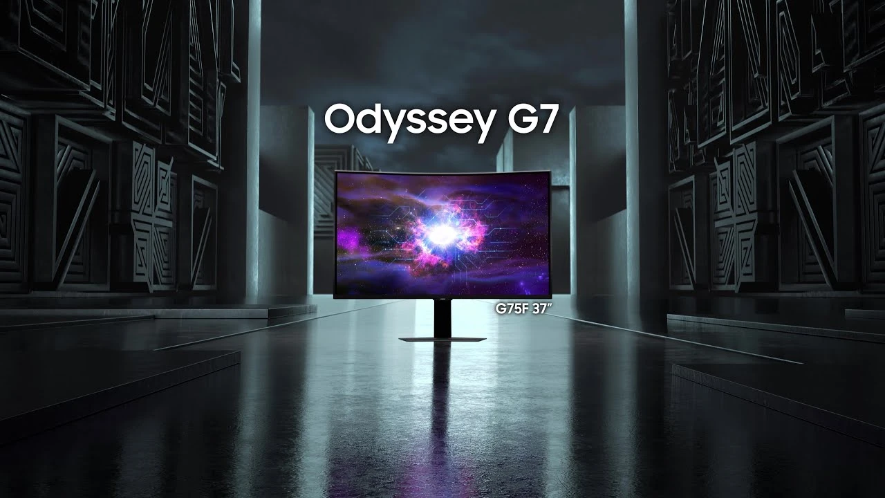 Samsung Odyssey G7 G75F - первый 37-дюймовый игровой монитор с разрешением 4K и частотой 165 Гц по цене более $1000