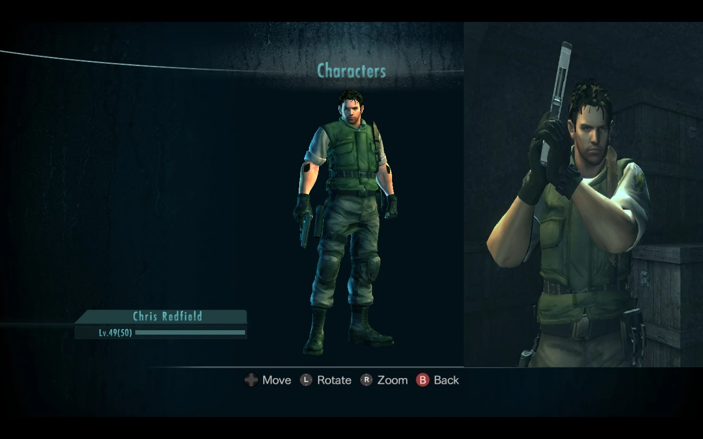Resident Evil: Revelations "Chris stars from resident evil 5"