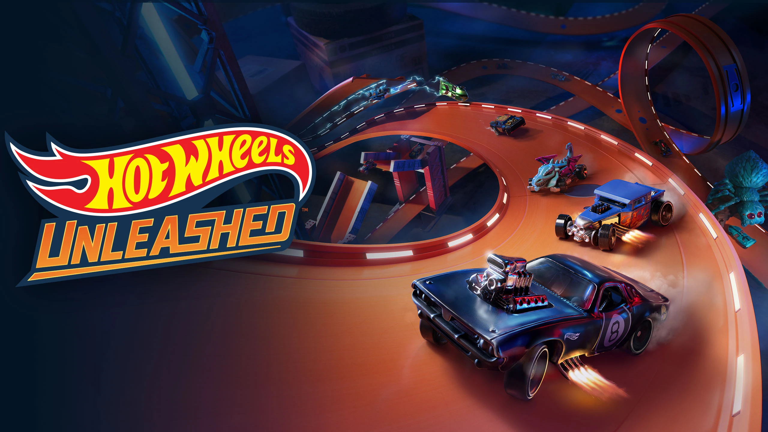 Видео игрового процесса аркадных гонок Hot Wheels Unleashed