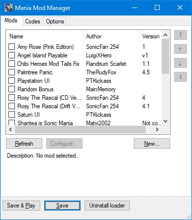 Sonic Mania "Mania Mod Manager \ Loader"