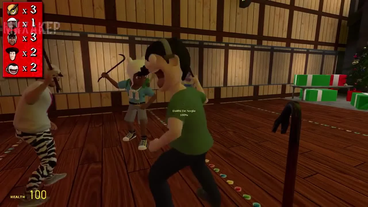 Garry's Mod Смешные моменты (перевод) #159 - Мастерская Санта Клауса (Гаррис Мод Deathrun)