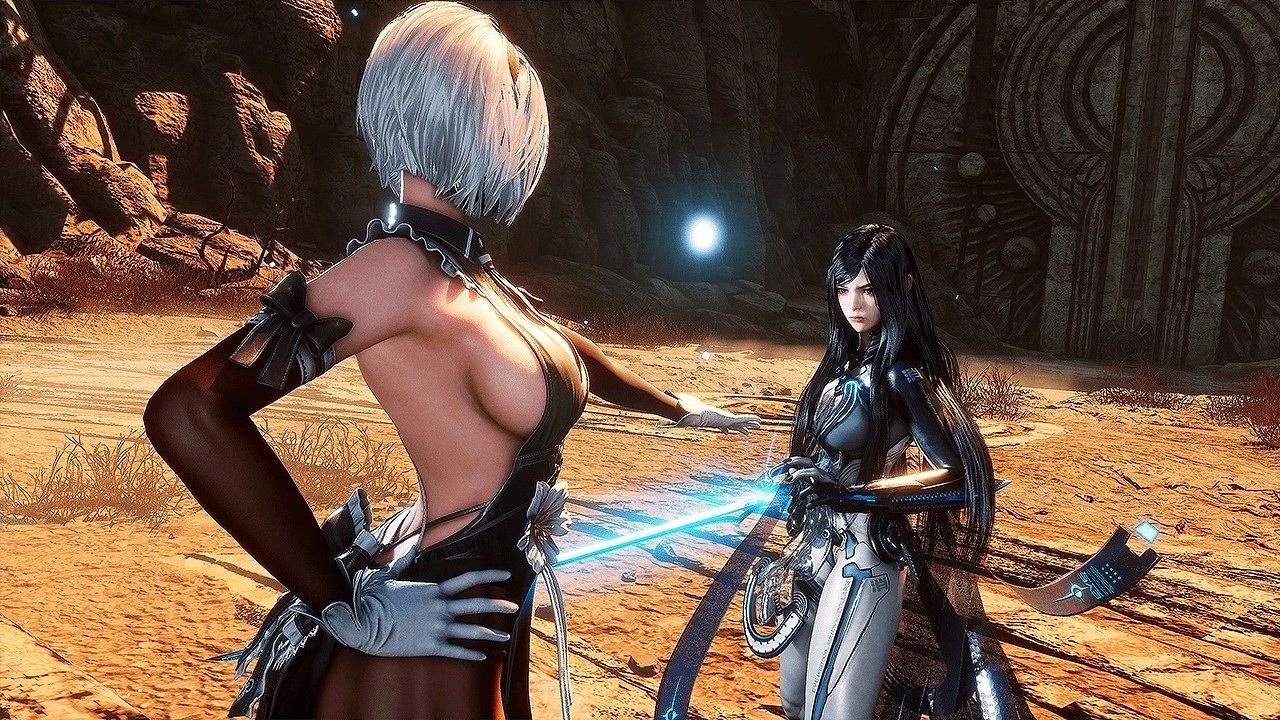 Идеальное прохождение босса Ворон в Stellar Blade на харде в костюме 2B