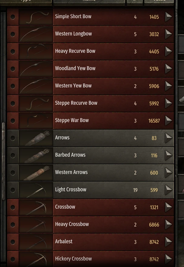 Mount & Blade 2: Bannerlord "Исправление цен на предметы"