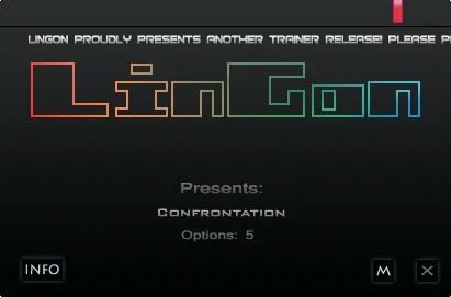 Confrontation: Трейнер/Trainer (+5) [1.0.0.18995: Steam Version] {LinGon}