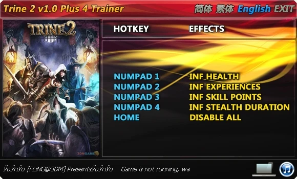 Trine 2: Трейнер/Trainer (+4) [1.0] {FLiNG}