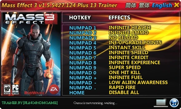 Трейнеры Для Mass Effect 3