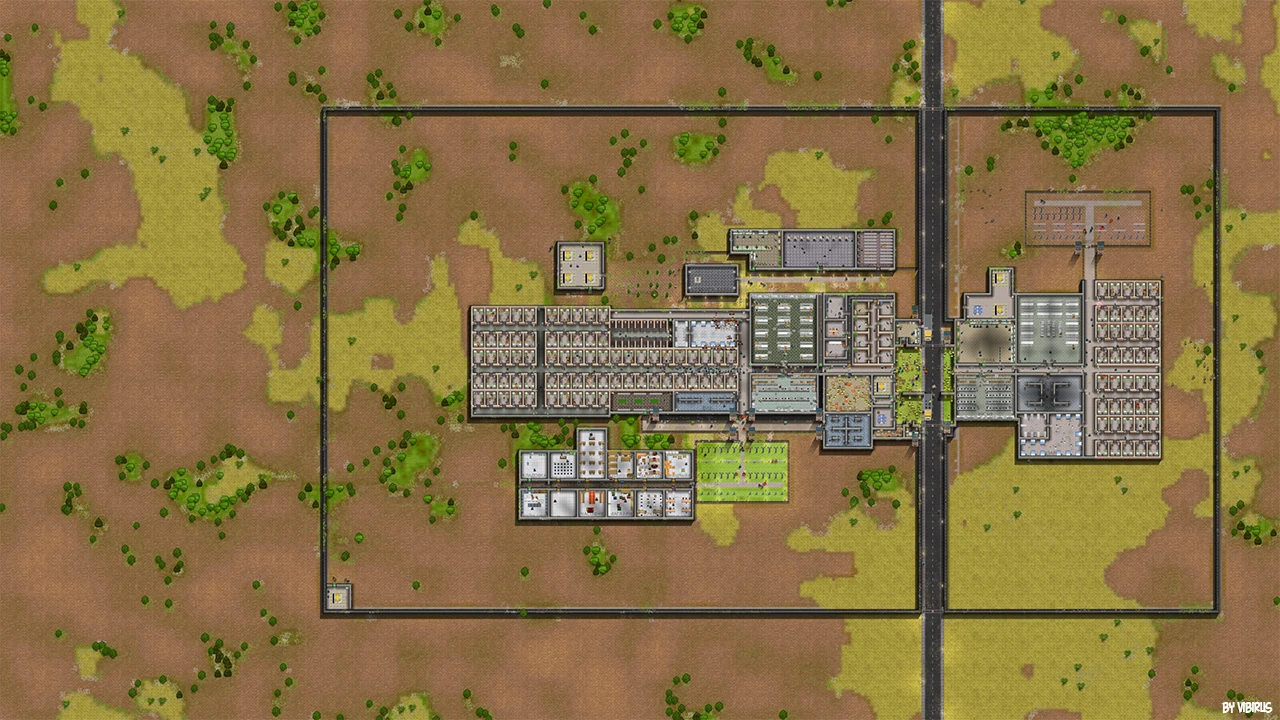 Prison Architect: Сохранение/SaveGame (Prison by ViBirus V3) [Побег] [Бесконечные Ресурсы] [Version 1.4]