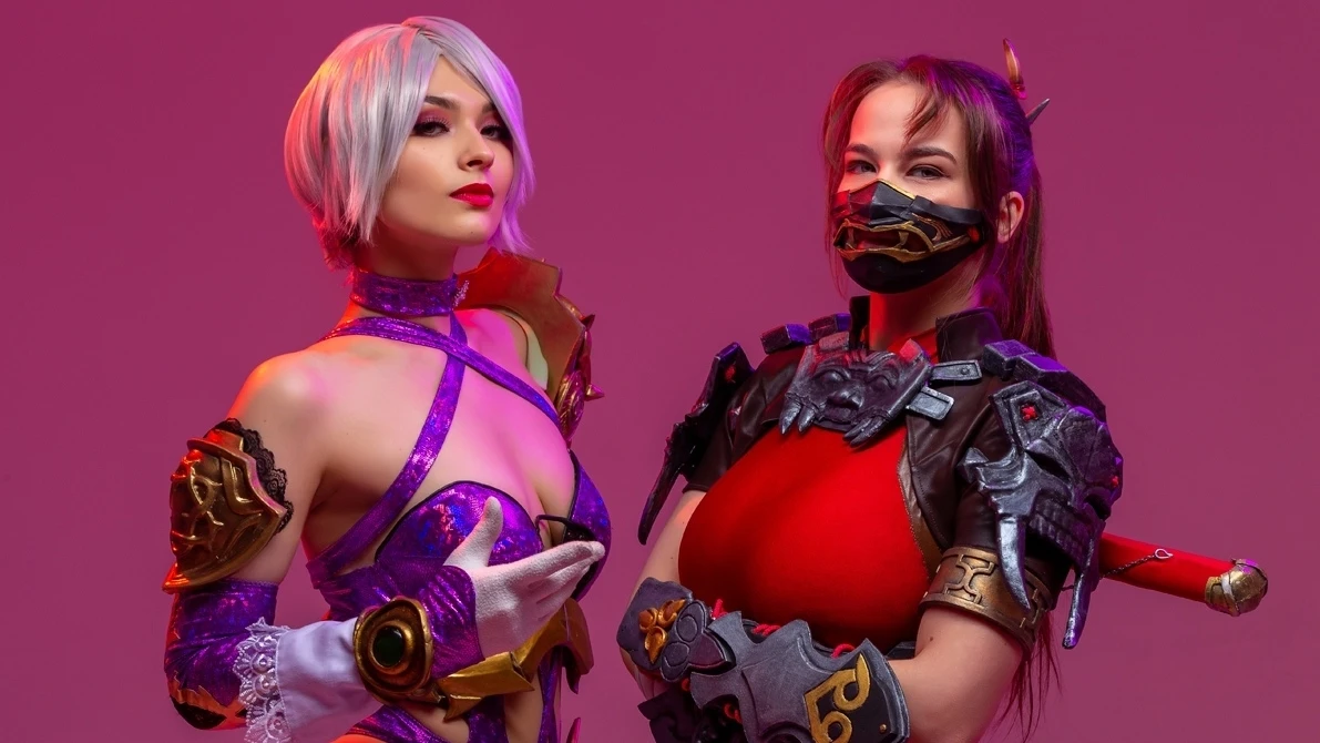 Возбуждающий косплей Таки и Айви