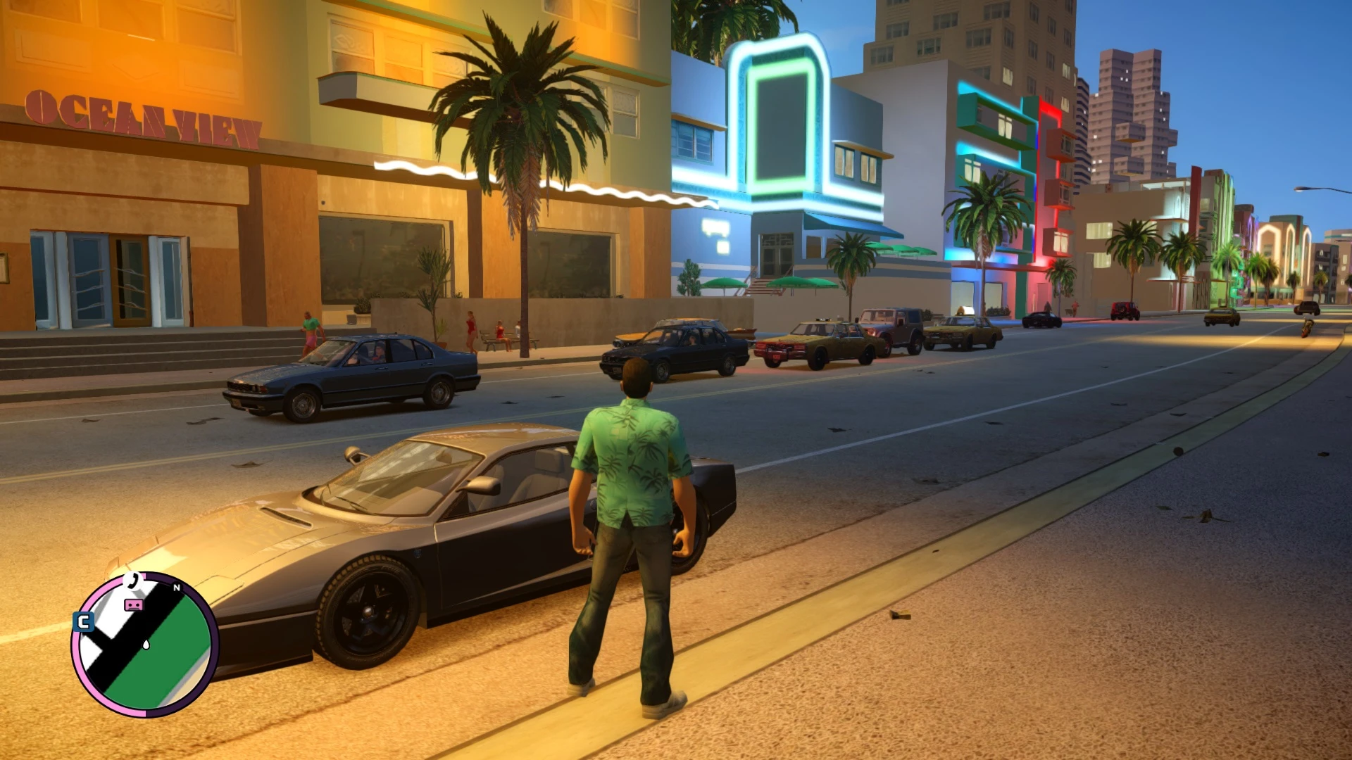 Grand Theft Auto: Vice City - Nextgen Edition "Сохранение после миссии с вертолетом без миссии у телефонного аппарата"