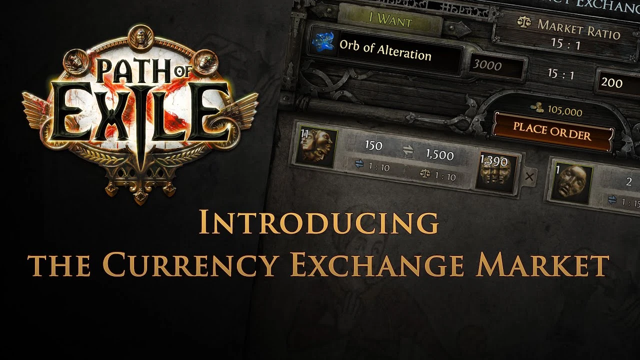 Вышел трейлер Path of Exile, посвященный валютному рынку