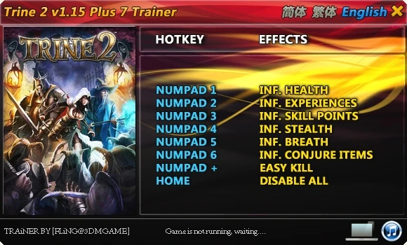 Trine 2: Трейнер/Trainer (+7) [1.15] {FLiNG}