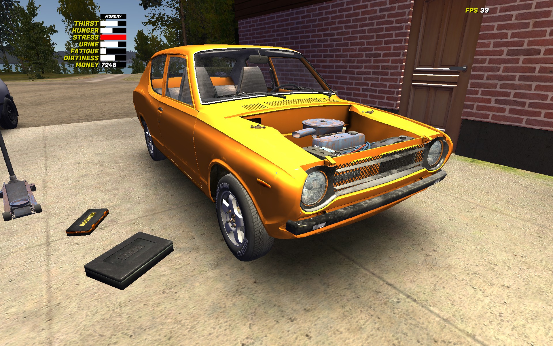 Не фиксируется правое колесо