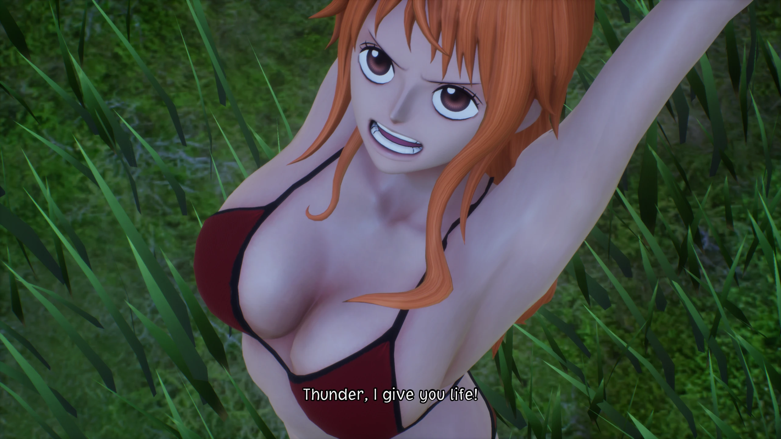 One Piece Odyssey "Нами в сексуальном красном бикини"