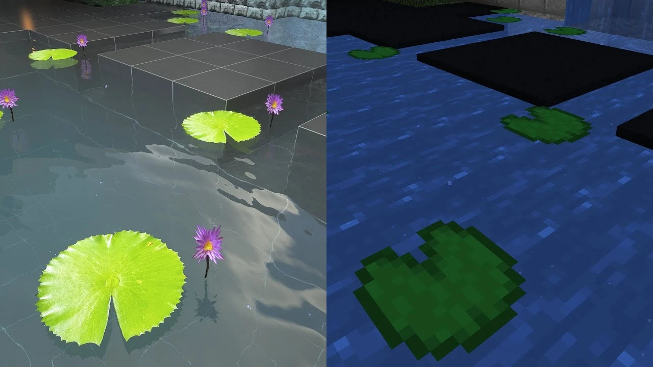 Minecraft сильно изменили с помощью 4K-текстур