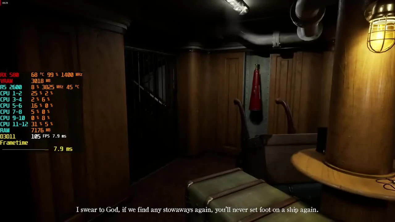 Максимальный настройки графики - Layers of fear 2 | RX 580 8GB + Ryzen 5 2600