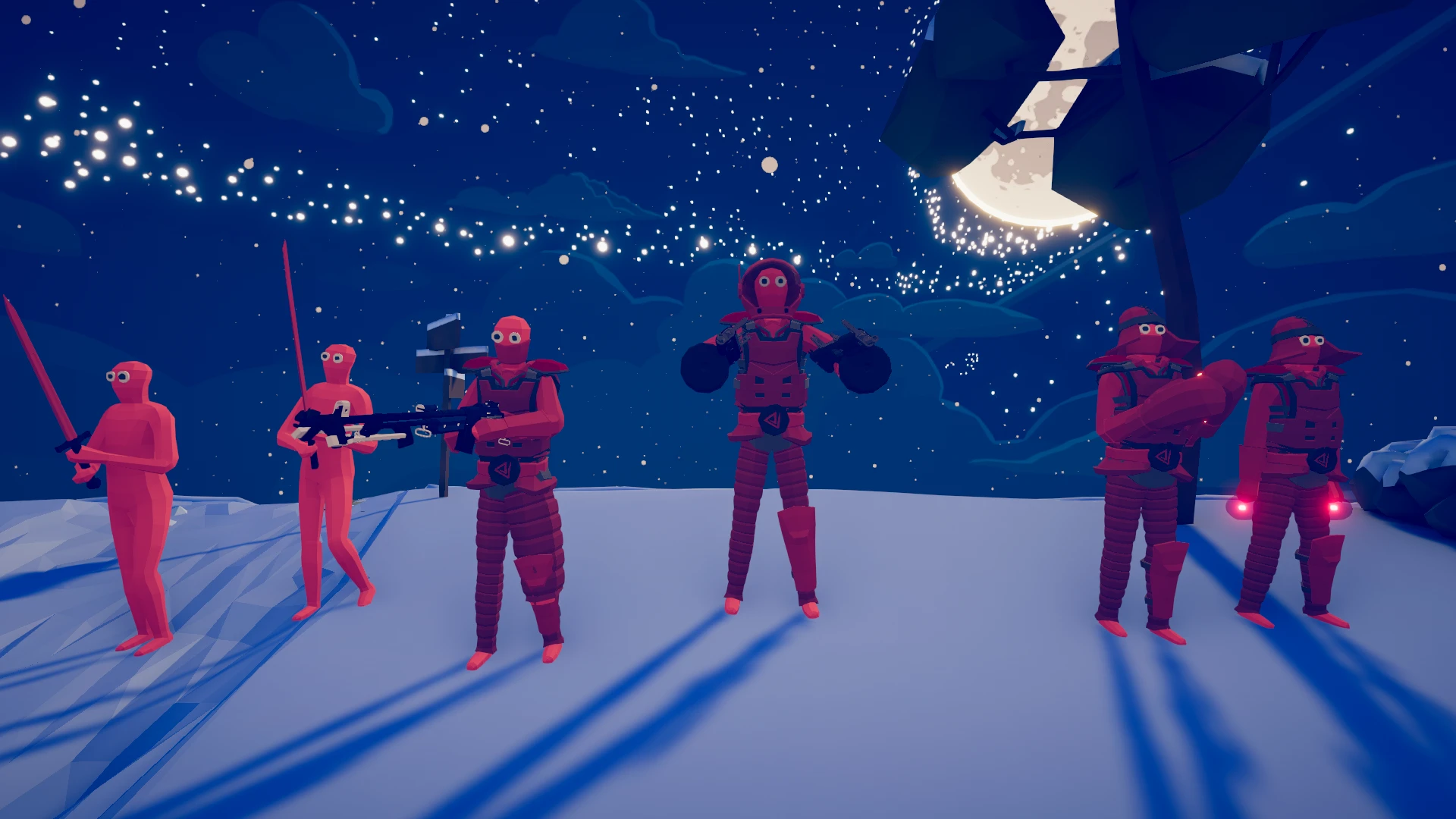 Totally Accurate Battle Simulator "Neon wars - новые юниты и кампания"