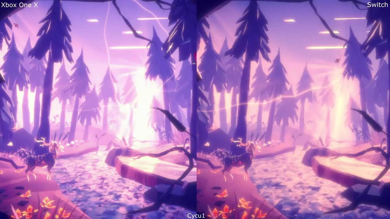 Сравнение графики - Fe Xbox One X vs Nintendo Switch