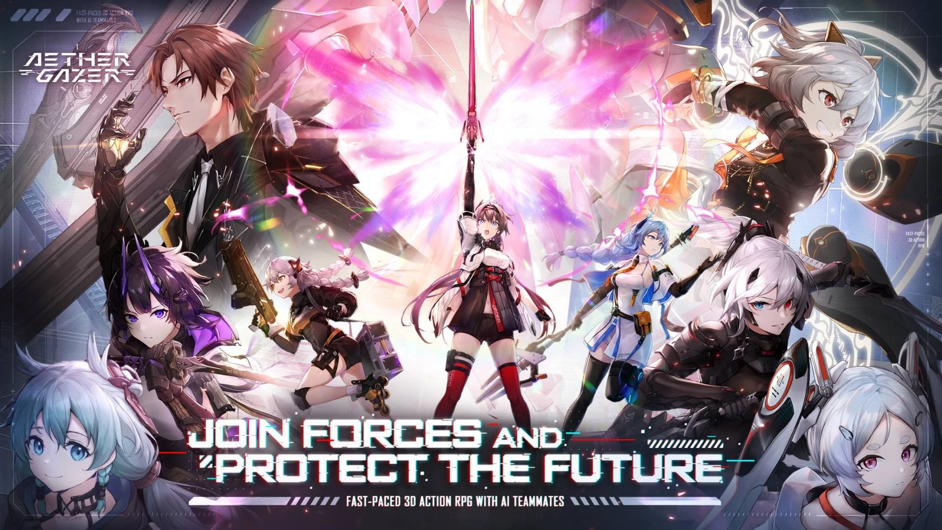 Геймплейный трейлер мобильной экшен-RPG Aether Gazer